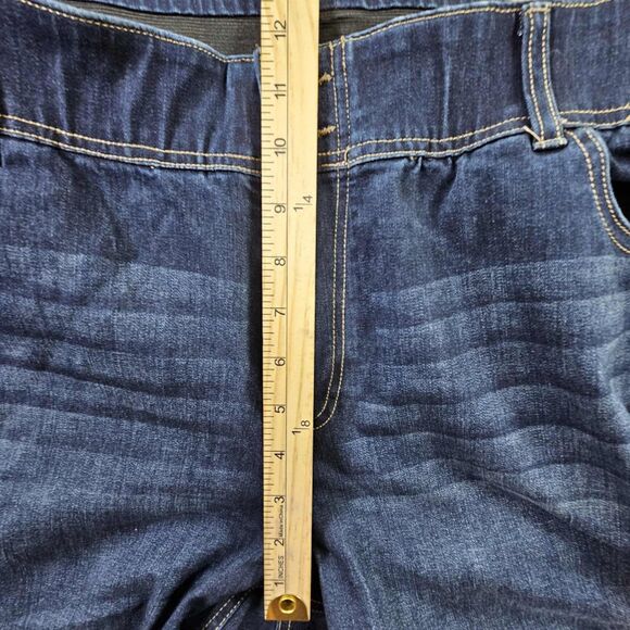 Alivia Ford Women’s Flare Jeans Size 20W High Rise Dark Wash Plus Size - Picture 6 of 9